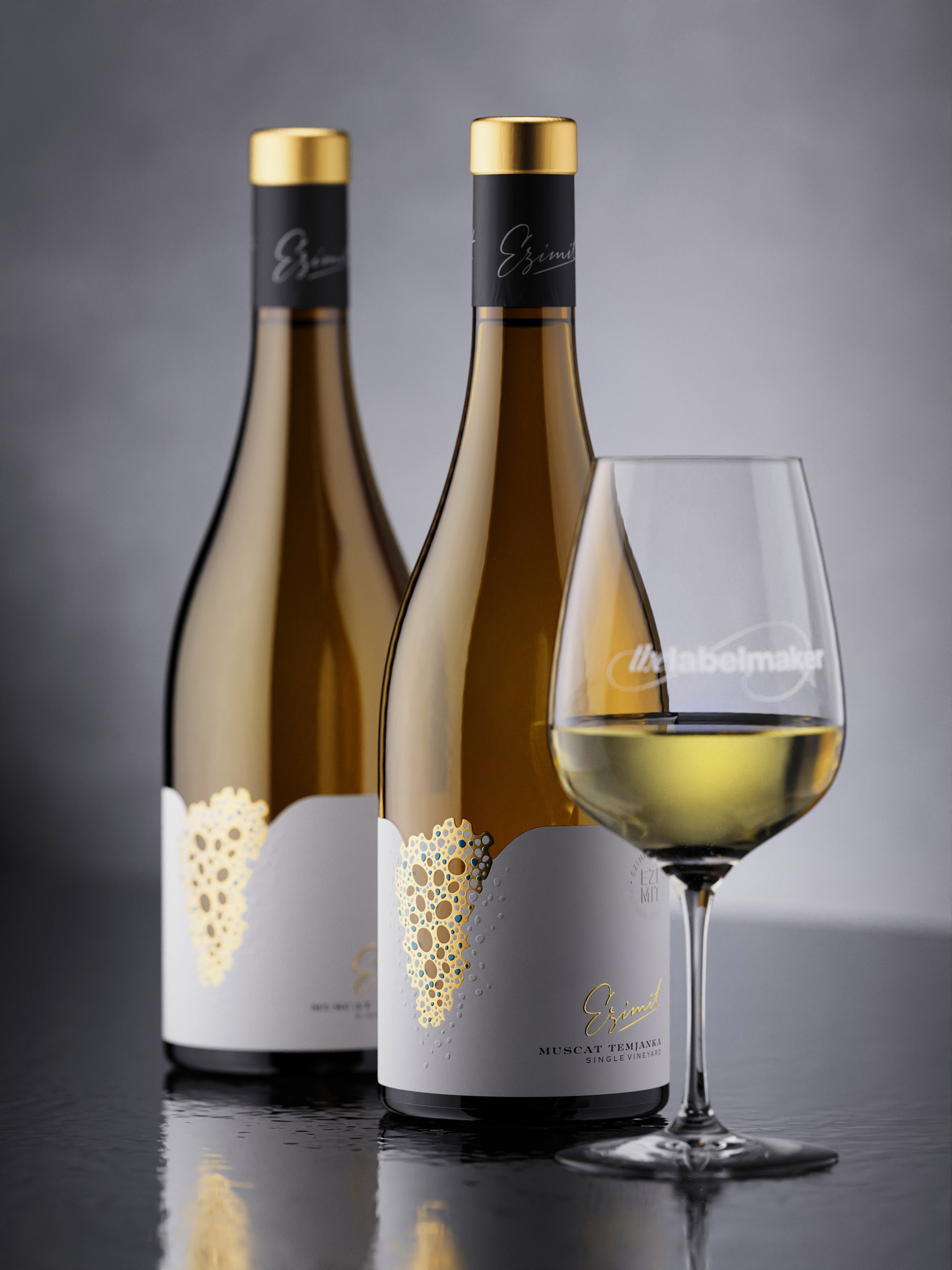 Ezimit’s ‘the Grape’ Wine Label Design and wine label inspiration