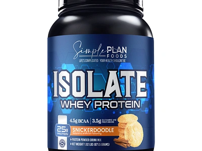 Whey Protein Label Design branding graphic design illustration label label design logo packaging design whey protein