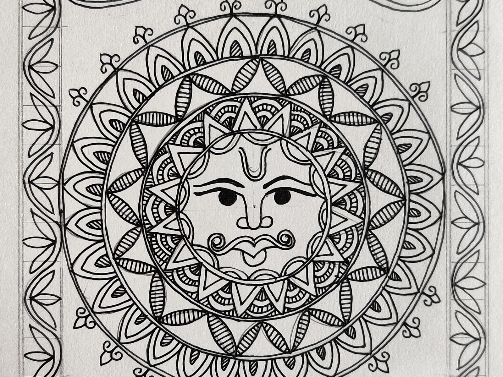 Madhubani Art #7 by Shaily Goratela on Dribbble