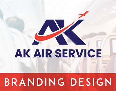 AK Air Service brand identity branding branding design graphic design letterhead logo