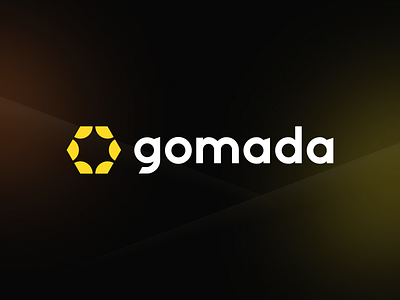 Logo Design & Branding for Gomada black branding dark futuristic glow logo orange vibrant yellow