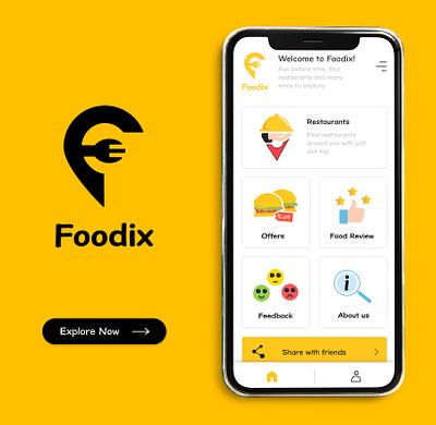 Food Order App - Restaurants app design figma food graphic design order restaurant ui