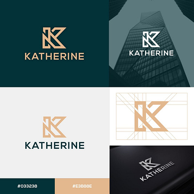 KATHERINE branding graphic design graphicdesigner logo logoconcept logodesain monogram ui