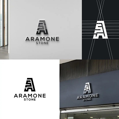 Aromano Stone branding graphic design logo logoconcept logodesign monogram motion graphics ui