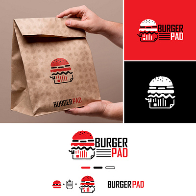 Burger Pad branding design graphic design logo