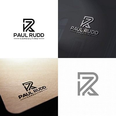 Paul Rudd Consulting branding graphic design logo logoconcept monogram motion graphics ui