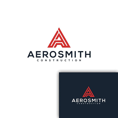 Aerosmith Construction branding design graphic design logo logoconcept monogram motion graphics ui