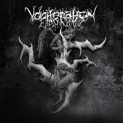 Cover and Inlay: Vociferation Eternity adobe illustrator adobe photoshop art black and white cover album design cover art dark death metal design drawing flyer graphic design illustration illustrator inlay design layout design line art music poster design tshirt