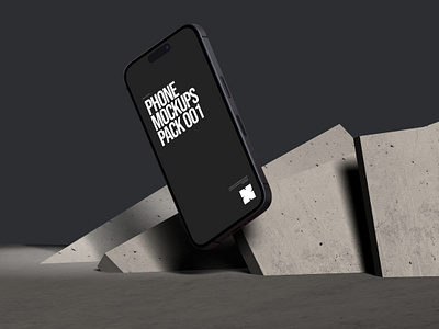 Artistic Mockups - iPhone 14Pro 3d 3dmockups branding graphic design mockups ui webdesign