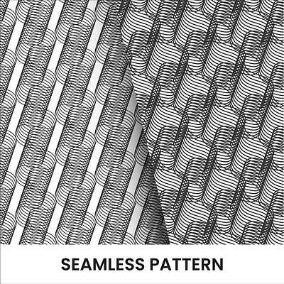 Wave Line Pattern Set background design fabric pattern pattern pattern design print set template textile wave line