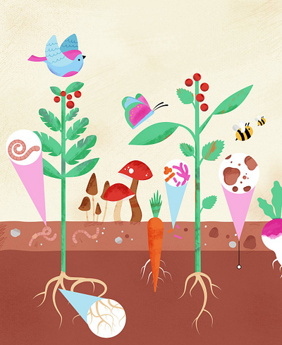 Unused client illustration animals garden illustration plants