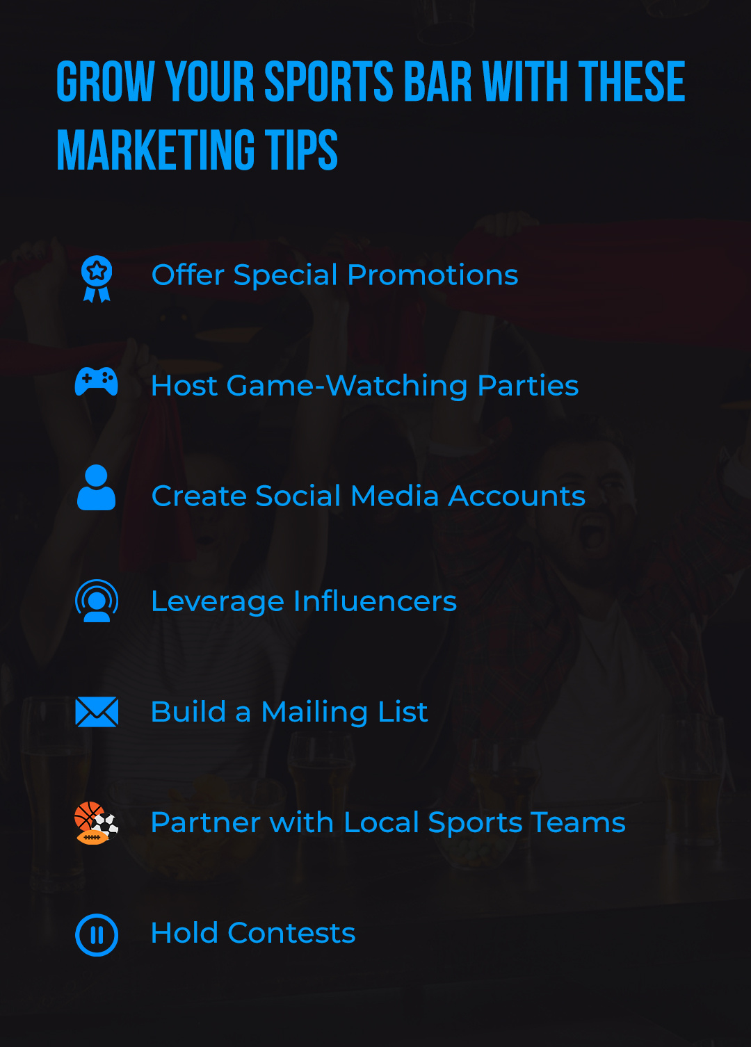 Grow Your Sports Bar with These Marketing Tips by 128thsportsbar on Dribbble