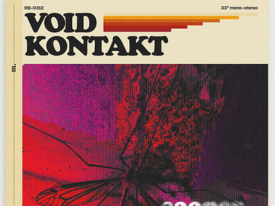 \\ Void Kontakt EP album cover art album cover design cover art music album design vinyl cover