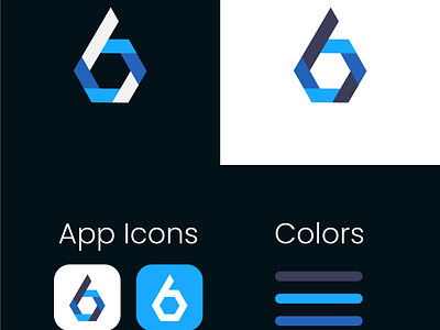 App logo design named " Six " 6 logo 6 logo design logo six logo six logo design