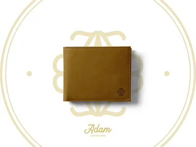 Adam Leather Goods branding fashion leather logo