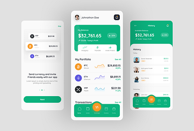 Bitcoin Exchange design figma ui uiux user interface designing