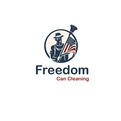 Cleaning logo graphic design illustration logo vector