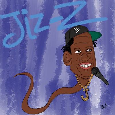 Jiz_Z art funnyart illustration jay z parody parodyart photoshop photoshopart