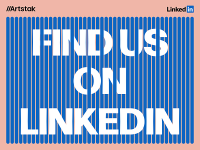 Find us on LinkedIn branding design agency design studio graphic design hidden hide illustration linkedin look networking poster show