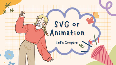 SVG or Animation 2d 3d animation app branding design graphic design illustration logo motion graphics typography ui ux vector