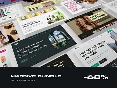 Exclusive Bundle Limited Time Offer branding bundle business clean concept corporate creative daily design download ecommerce event freebie inspiration sale template ui ux web website