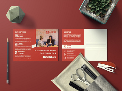 Corporate postcard design bannar brand identity branding branding postcard business design corporate design corporate identity corporate postcard design graphic design greeting card marketing postcard modern postcard postcard postcard template poster print print design typography vector