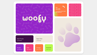 Woofy Branding Concept branding graphic design logo