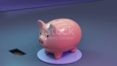 Savings Made Simple: A Looping Coin Animation istock