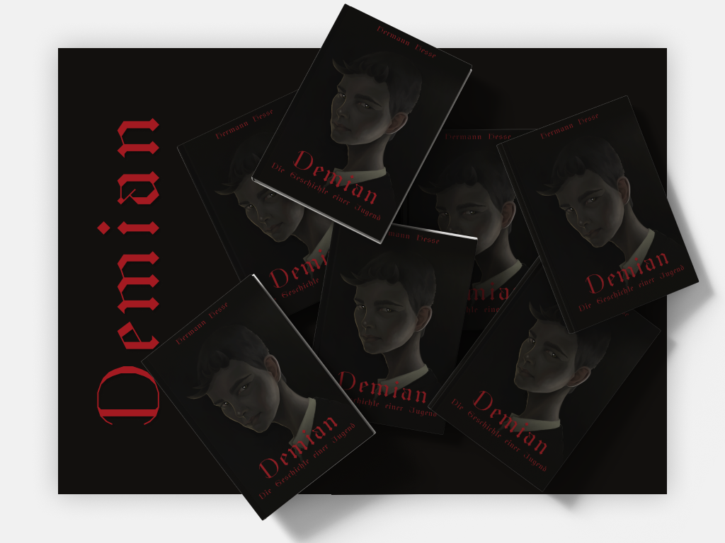 Book cover "Demian" by Dmitrii on Dribbble
