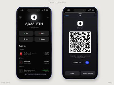 Crypto wallet App app apple crypto wallet etherium ios mobile mobile app wallet