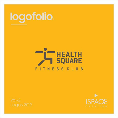 Fitness Logo | Gym Logo | Yellow Blac Logo branding design graphic design logo
