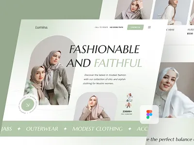 Lumina fashion muslim user interface