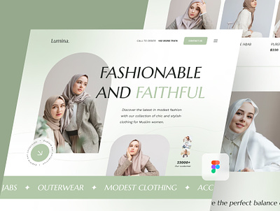 Lumina fashion muslim user interface