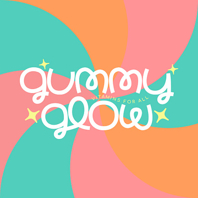 Logo - GummyGlow branding design graphic design illustration logo typography vector