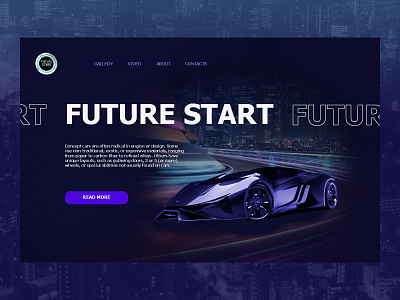 Future start app design graphic design авто вебдизайн сайт
