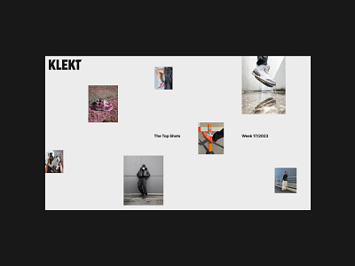KLEKTTAKEOVER - Concept Site conceptsite figma minimalsite prototyping sneakerstore ui webdesign
