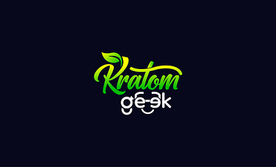 Kratom Geek Logo 3d animation branding design graphic design illustration logo ui ux vector