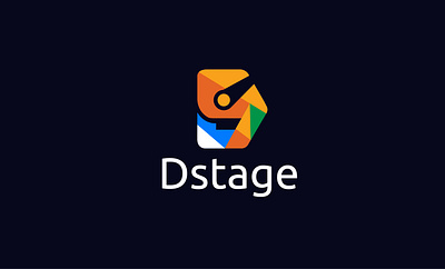 Dstage Logo 3d animation branding design graphic design illustration logo ui ux vector