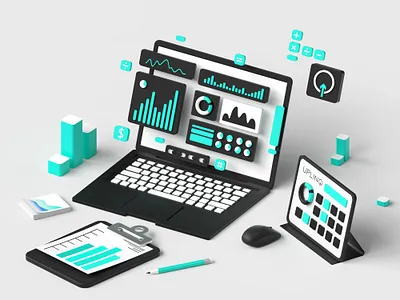 3D Illustration for Uplinq.com 3d 3danimation 3dart animation b3d blender blender3d branding c4d cinema4d colorful design geometric illustration loop motion render set simple uiux