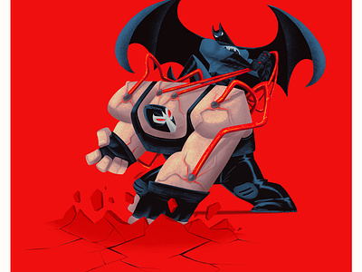 BATMAN VS BANE bane batman batman fanart character character design comics dc dccomics dcuniverse drawing fanart illustration illustration art