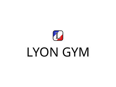 Logo design for French gym brand brand identity branding design france graphic design gym illustration l logo lyon vector