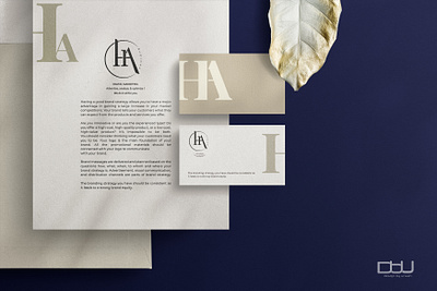HA digital Advertisement Company branding design graphic design typography vector