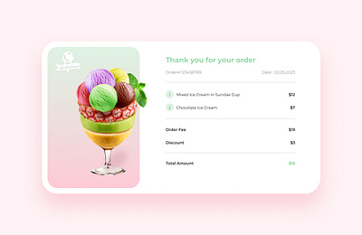 Email Receipt Page app challenge daily daily ui 017 dailyui 017 dailyui017 email receipt email receipt page emailreceipt figma landing mail mail receipt mailreceipt newsletter page ui ux