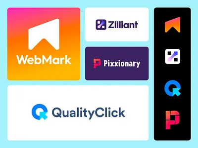 Random Logofolio Update v4 - 2023 brand identity design branding creative logo gradient logo letter logo lettermark logo logofolio modern logo monogram percentage visual identity visual identity design