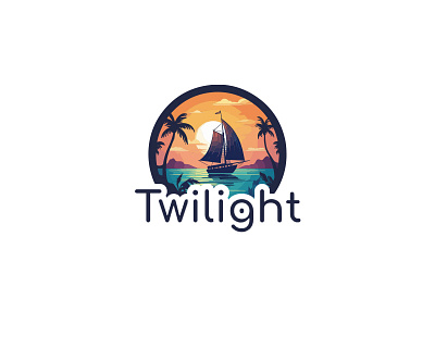 Twilight logo graphic design illustration logo vector