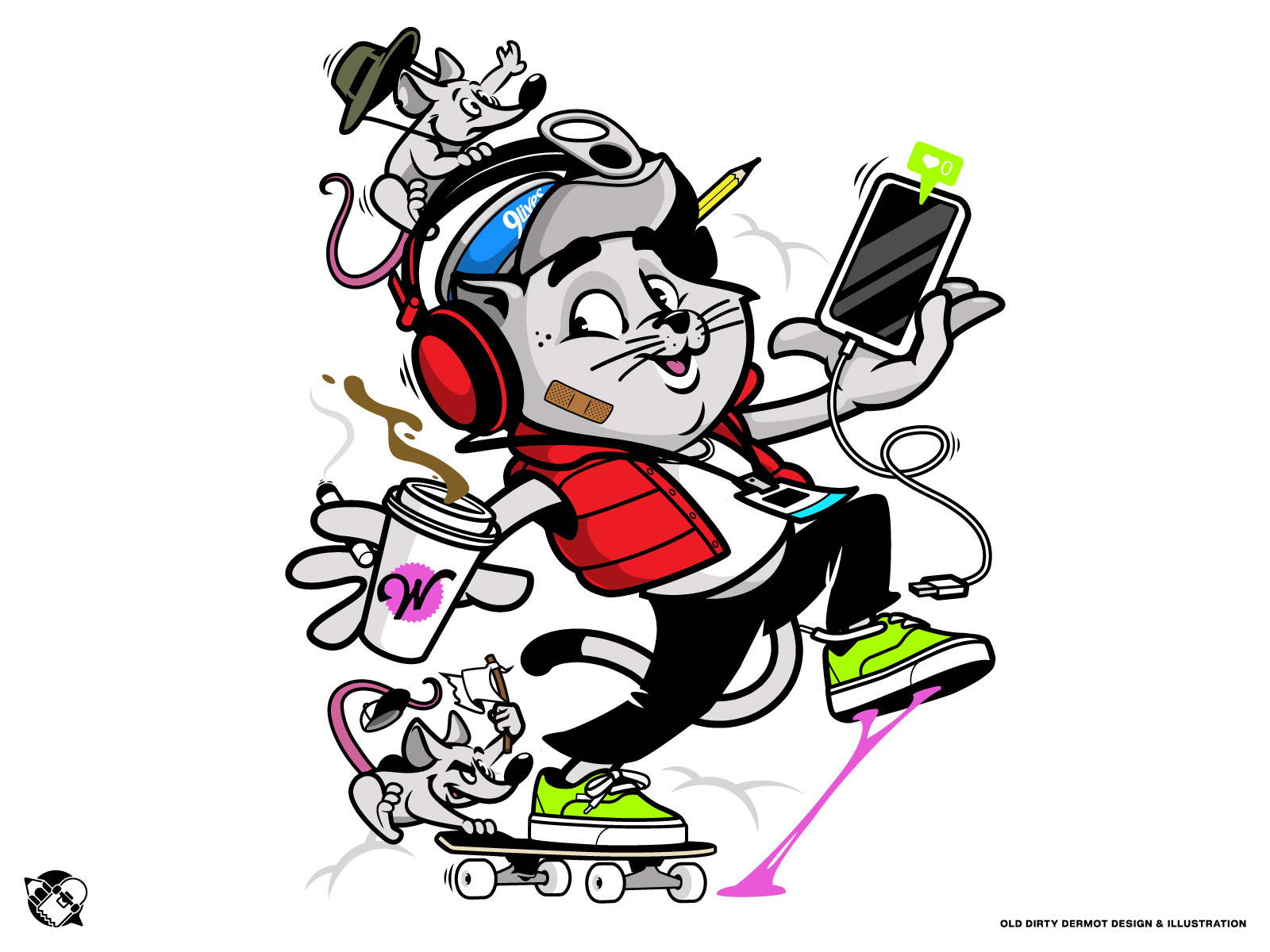 9 Lives! by Dermot Reddan on Dribbble