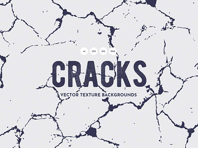 Ground Cracks Vector Textures abstract backdrop background damage grunge illustration landing old poster presentation print t shirt texture urban wallpaper website