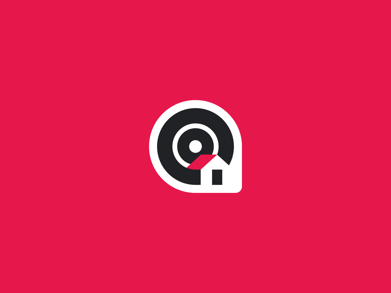 House Hunter / V1 / Logo Concept: Target + House by Kakha Kakhadzen on ...