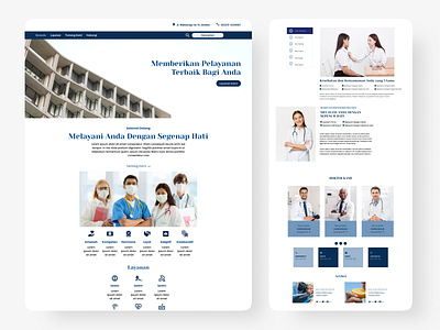 Hospital Medical Website branding design designweb health hospital medic ui uiux ux webdesignservices website