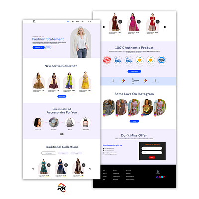 Women Cloth Shop & Website cloth cloth store cloth website e commarce e commarce website ecommerce fashion fashion designer fashion website home page landing page online shopping product design product sell website shopping style wear web design website design women fashion